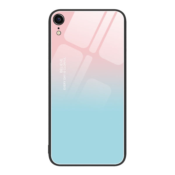 Colorful Painted Glass Phone Case, For iPhone XR