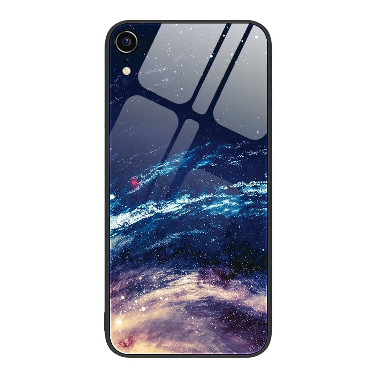 Colorful Painted Glass Phone Case, For iPhone XR