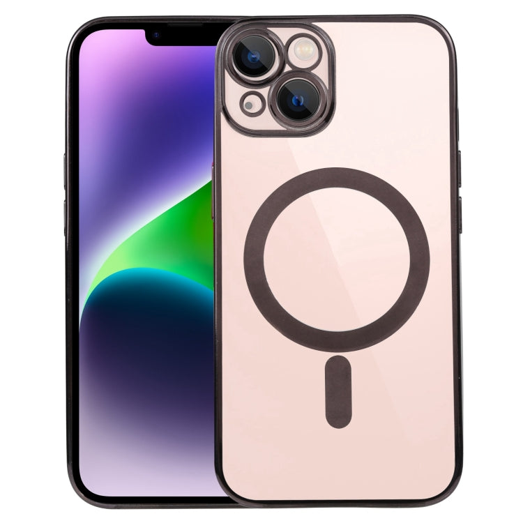 MagSafe Electroplating Straight TPU Phone Case, For iPhone 14, For iPhone 14 Plus