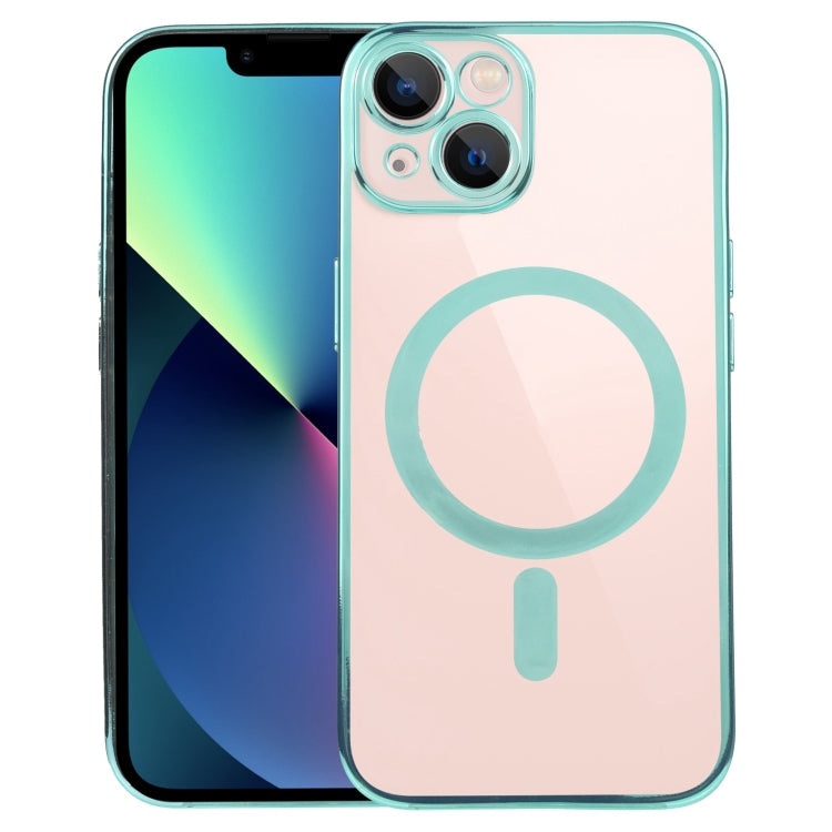 MagSafe Electroplating Straight TPU Phone Case, For iPhone 14, For iPhone 14 Plus