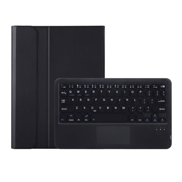 OP12-A Lambskin Texture Ultra-thin Bluetooth Keyboard Leather Case with Touchpad