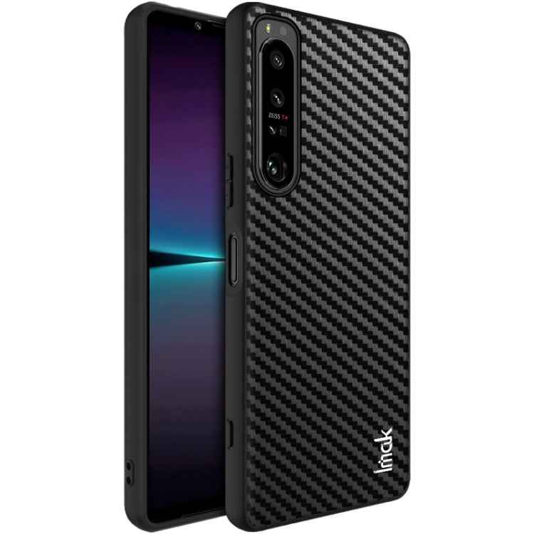 For Sony Xperia 1 IV imak LX-5 Series PC  TPU Case (Carbon Fiber Texture)