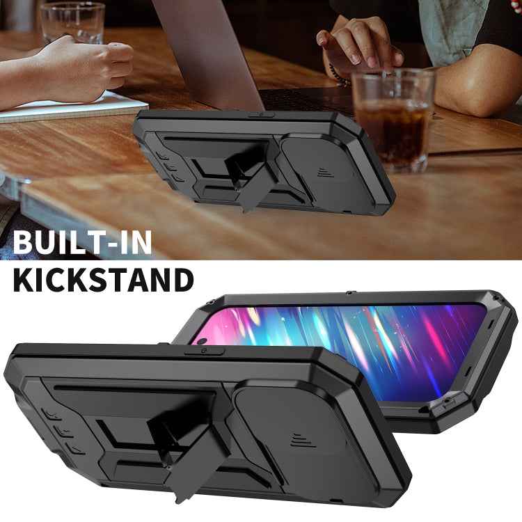 For iPhone 14 Pro Max R-JUST Shockproof Life Waterproof Dust-proof Case (Black)