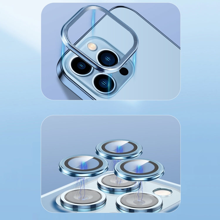 9D Plated Lens Film Clear Phone Case, For iPhone 14 Pro Max