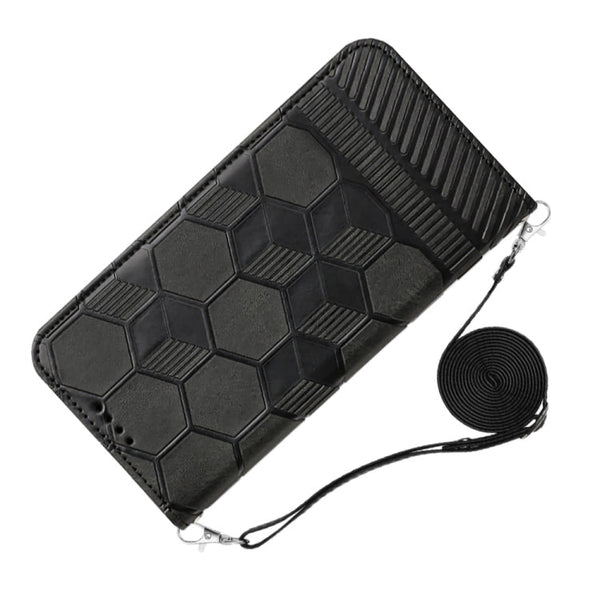 Crossbody Football Texture Magnetic PU Phone Case, For iPhone 11, For iPhone 11 Pro, For iPhone 11 Pro Max, For iPhone 12