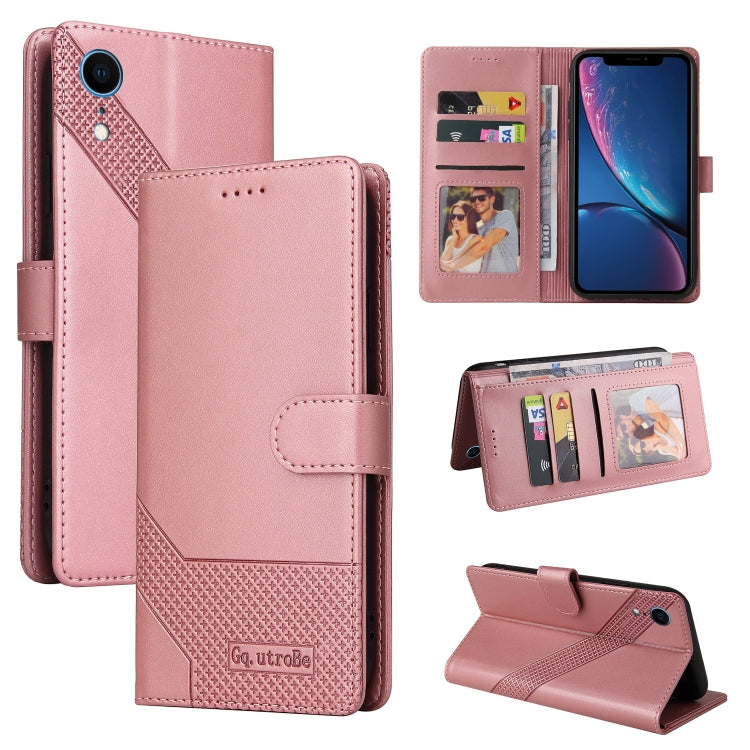 GQUTROBE Skin Feel Magnetic Leather Phone Case, For iPhone 11 Pro, For iPhone 11, For iPhone XR, For iPhone XS Max