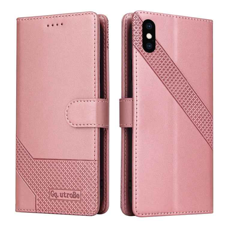GQUTROBE Skin Feel Magnetic Leather Phone Case, For iPhone XS / X, For iPhone SE 2022 / SE 2020 / 8 / 7, For iPhone 8 Plus / 7 Plus