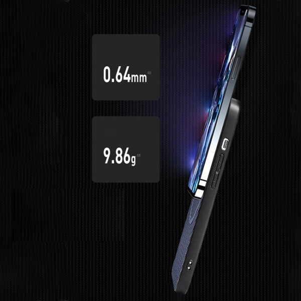 Carbon Fiber Texture MagSafe Magnetic Phone Case
