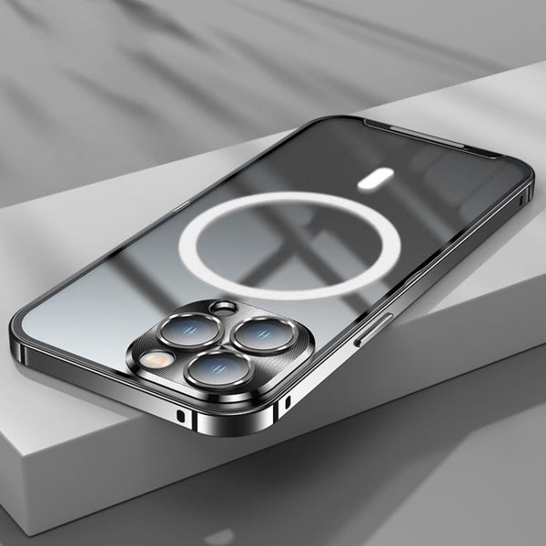 Frosted Metal Phone Case with Magnetic