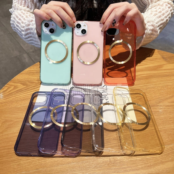 CD Texture MagSafe TPU Phone Case, For iPhone 14, For iPhone 14 Plus, For iPhone 14 Pro