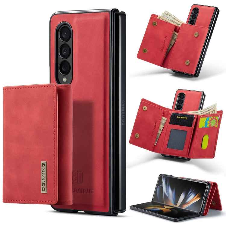 DG.MING M1 Series 3-Fold Multi Card Wallet + Magnetic Phone Case, For Samsung Galaxy Z Fold3 5G, For Samsung Galaxy Z Fold4