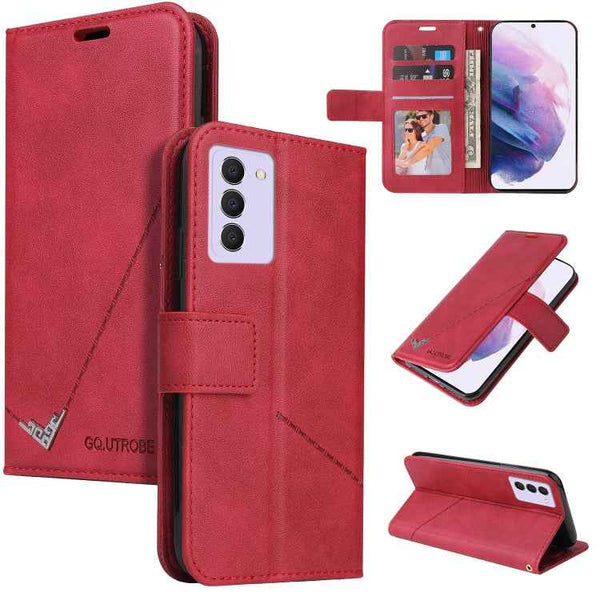 GQUTROBE Right Angle Leather Phone Case, For Samsung Galaxy S20 Ultra, For Samsung Galaxy S21 FE 5G, For Samsung Galaxy S20 FE, For Samsung Galaxy Note20
