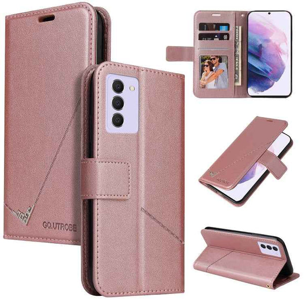 GQUTROBE Right Angle Leather Phone Case, For Samsung Galaxy S20 Ultra, For Samsung Galaxy S21 FE 5G, For Samsung Galaxy S20 FE, For Samsung Galaxy Note20