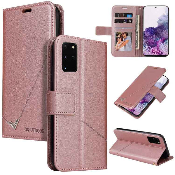 GQUTROBE Right Angle Leather Phone Case, For Samsung Galaxy S20 Ultra, For Samsung Galaxy S21 FE 5G, For Samsung Galaxy S20 FE, For Samsung Galaxy Note20