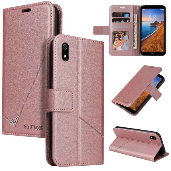 GQUTROBE Right Angle Leather Phone Case, For Samsung Galaxy A11 Global Version, For Samsung Galaxy A01 Core, For Samsung Galaxy M51, For Samsung Galaxy M31