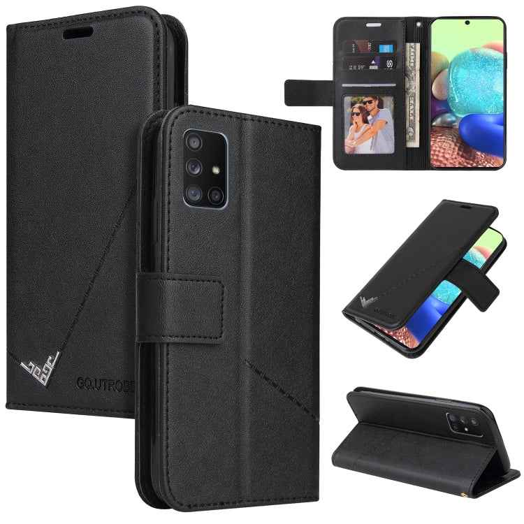 GQUTROBE Right Angle Leather Phone Case, For Samsung Galaxy A11 Global Version, For Samsung Galaxy A01 Core, For Samsung Galaxy M51, For Samsung Galaxy M31