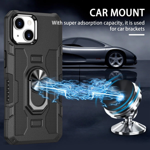 Ring Holder Armor Hybrid Phone Case, For iPhone 11, For iPhone 11 Pro, For iPhone 11 Pro Max, For iPhone 13 Pro
