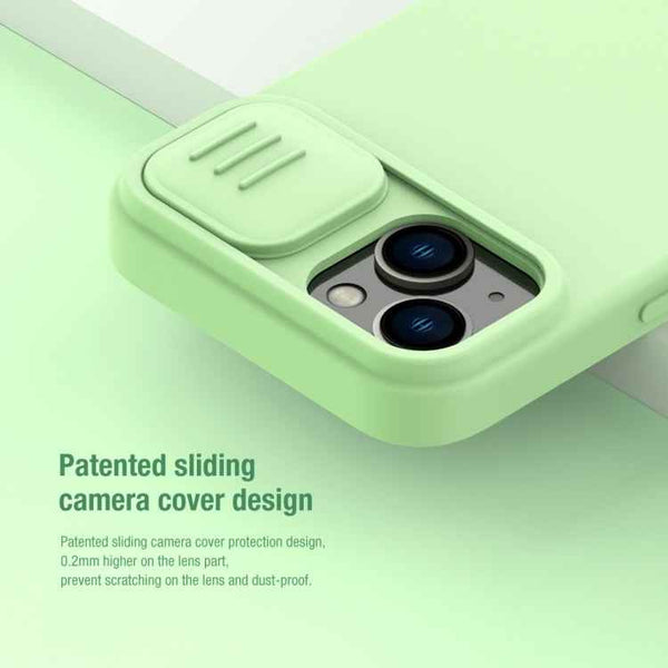 NILLKIN CamShield MagSafe Liquid Silicone Phone Case, For iPhone 14