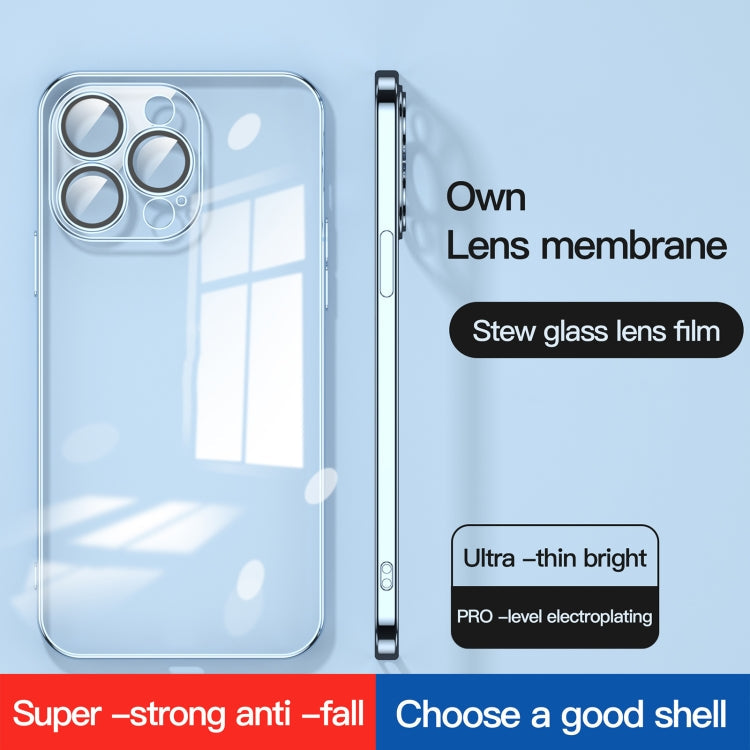 Dustproof Glass Lens Protection Electroplating Phone Case, For iPhone 13 Pro Max, For iPhone 12