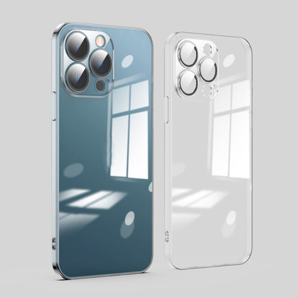 Dustproof Glass Lens Protection Electroplating Phone Case, For iPhone 12 Pro, For iPhone 12 Pro Max