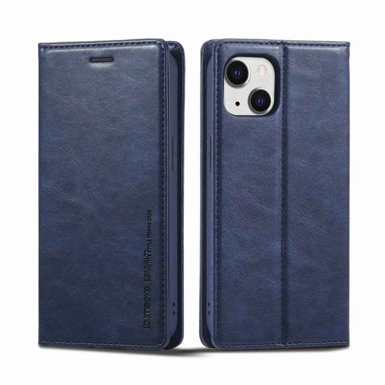 LC.IMEEKE RFID Anti-theft Leather Phone Case, For iPhone 13, For iPhone 13 Mini, For iPhone 14, For iPhone 14 Plus