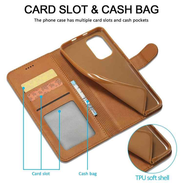 LC.IMEEKE Calf Texture Leather Phone Case, For Xiaomi Redmi 10 5G, For Xiaomi Poco M5, For Xiaomi Poco M4 5G, For Xiaomi Redmi Note 11E 5G
