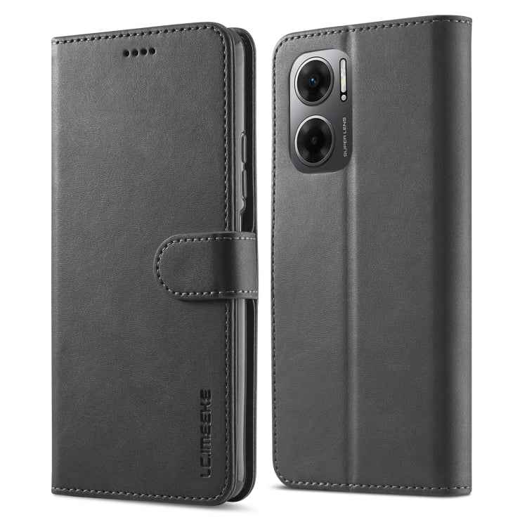 LC.IMEEKE Calf Texture Leather Phone Case, For Xiaomi Redmi 10 5G, For Xiaomi Poco M5, For Xiaomi Poco M4 5G, For Xiaomi Redmi Note 11E 5G