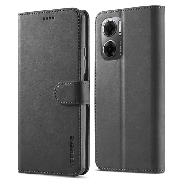 LC.IMEEKE Calf Texture Leather Phone Case, For Xiaomi Redmi 10 5G, For Xiaomi Poco M5, For Xiaomi Poco M4 5G, For Xiaomi Redmi Note 11E 5G