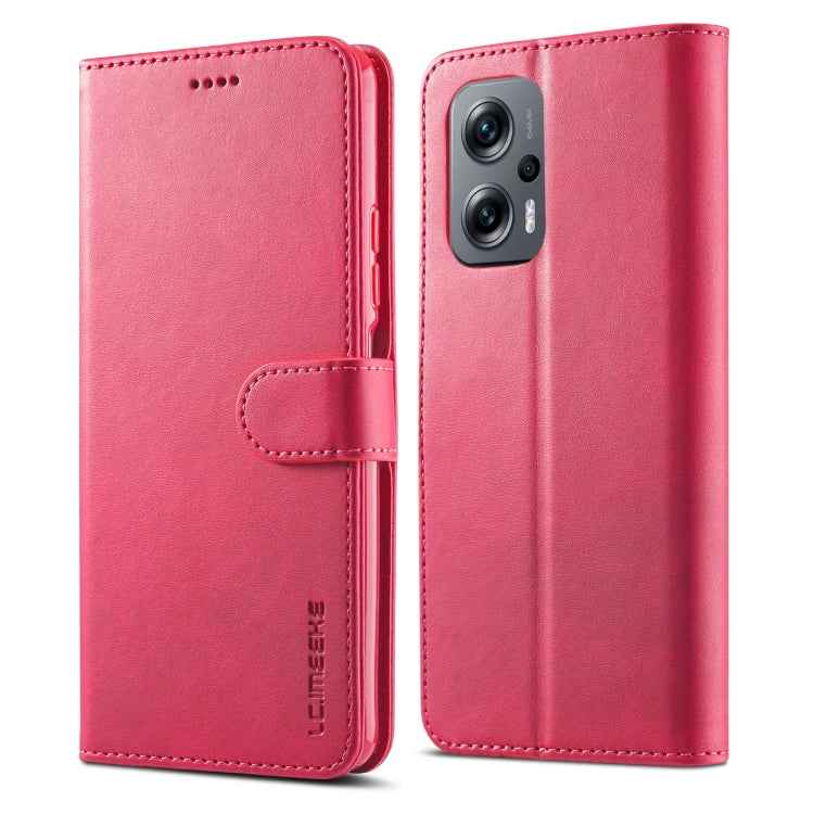 LC.IMEEKE Calf Texture Leather Phone Case, For Xiaomi Redmi 10 5G, For Xiaomi Poco M5, For Xiaomi Poco M4 5G, For Xiaomi Redmi Note 11E 5G