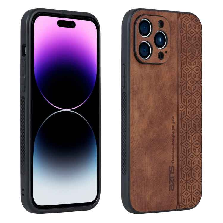 AZNS 3D Embossed Skin Feel Phone Case, For iPhone 14 Pro Max, For iPhone 14 Pro, For iPhone 13 Pro Max, For iPhone 13 Pro