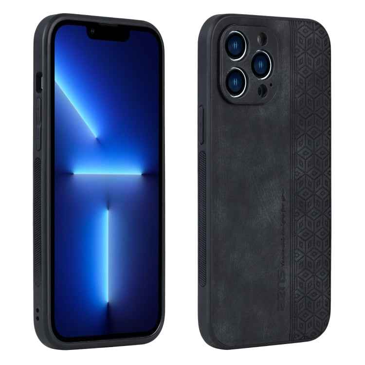 AZNS 3D Embossed Skin Feel Phone Case, For iPhone 14 Pro Max, For iPhone 14 Pro, For iPhone 13 Pro Max, For iPhone 13 Pro