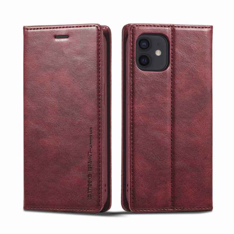 LC.IMEEKE RFID Anti-theft Leather Phone Case, For iPhone 12 mini, For iPhone 11, For iPhone 11 Pro, For iPhone 11 Pro Max