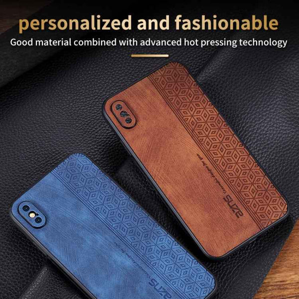AZNS 3D Embossed Skin Feel Phone Case, For iPhone XR, For iPhone XS Max