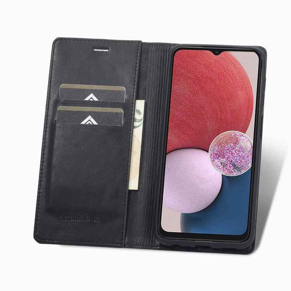LC.IMEEKE RFID Anti-theft Leather Phone Case, For Samsung Galaxy A04 / A04s / A13 4G&5G