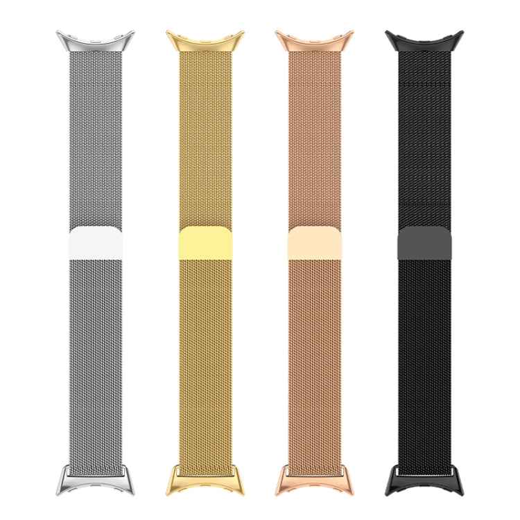 For Google Pixel Watch Milanese Stainless Steel Metal Watch Band (Colour)