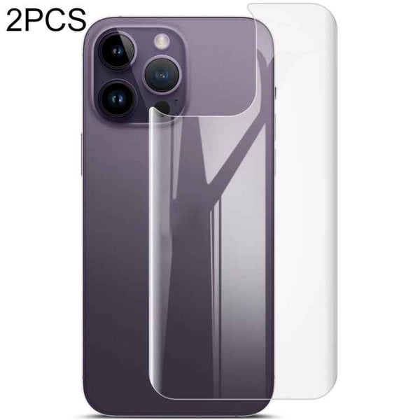 For iPhone 14 Pro Max 2pcs imak Curved Hydrogel Film Pnone Back Protector