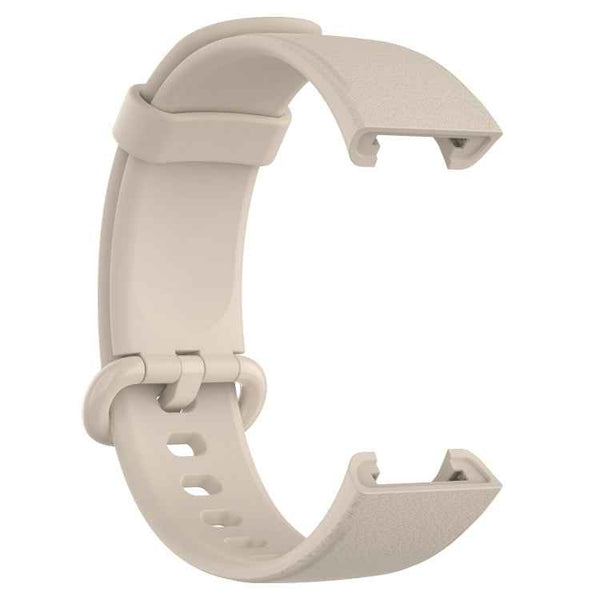 For Xiaomi MI Watch Lite / Redmi Watch Litchi Texture Leather Watch Band(Ivory White)