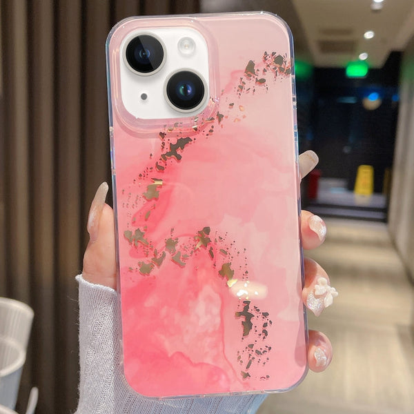 Coloured Glaze Marble Phone Case