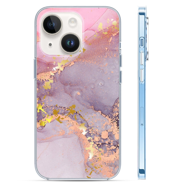 Coloured Glaze Marble Phone Case