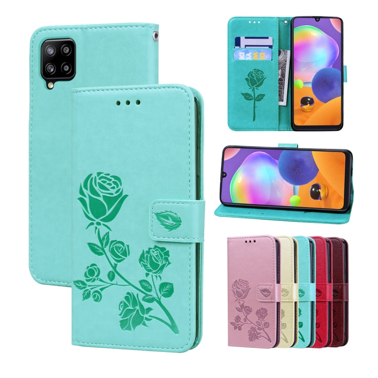 Rose Embossed Flip PU Leather Phone Case