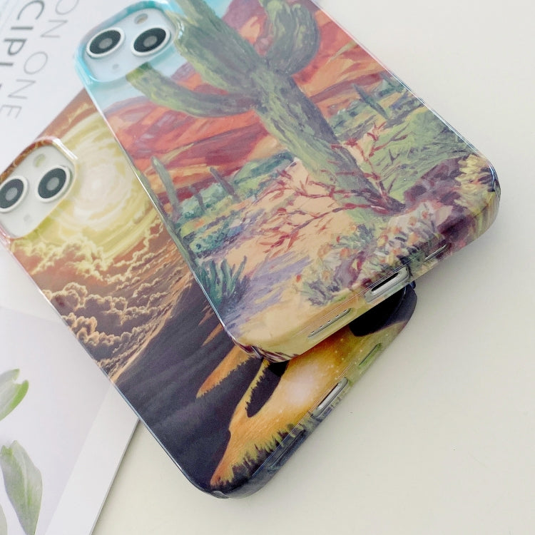 Varnishing Water Stick PC Phone Case, For iPhone 14, For iPhone 14 Plus, For iPhone 14 Pro