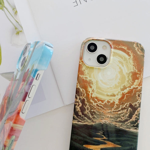 Varnishing Water Stick PC Phone Case, For iPhone 14 Pro Max, For iPhone 13, For iPhone 13 Pro