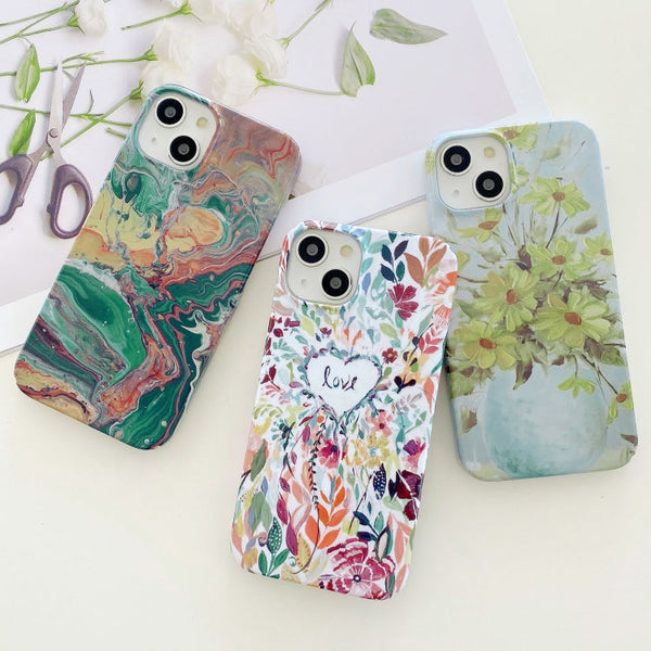 Varnishing Water Stick PC Phone Case, For iPhone 13 Pro Max, For iPhone 12, For iPhone 12 Pro