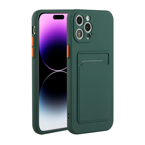 Card Slot Design Shockproof TPU Phone Case