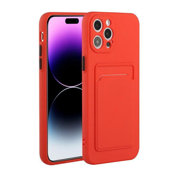Card Slot Design Shockproof TPU Phone Case