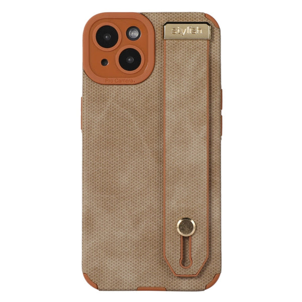 Wrist Strap TPU Leather Phone Case