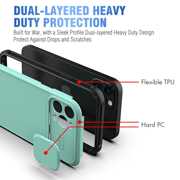 Sliding Camera Cover Design PC + TPU Phone Case