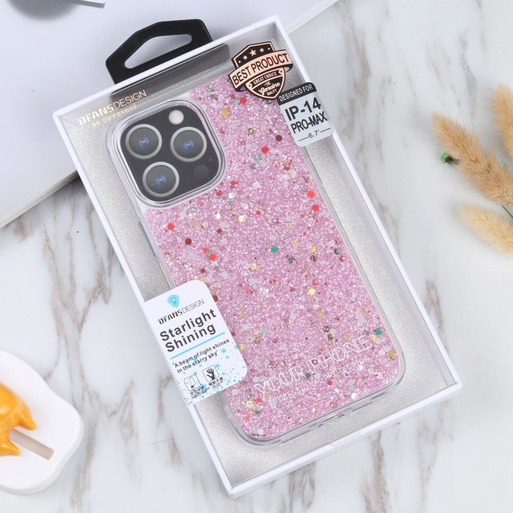 DFANS DESIGN Starlight Shining TPU+PC Phone Case, For iPhone 14 Pro Max, For iPhone 14 Pro, For iPhone 14