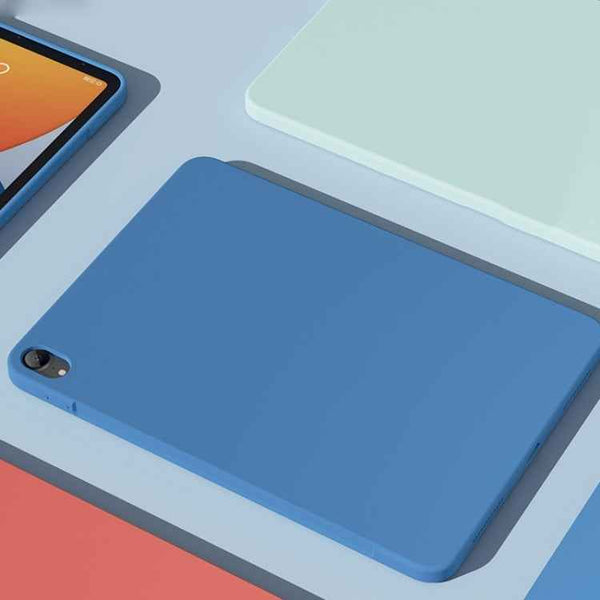 Mutural Silicone Microfiber Tablet Case, For iPad 10th Gen 10.9 2022