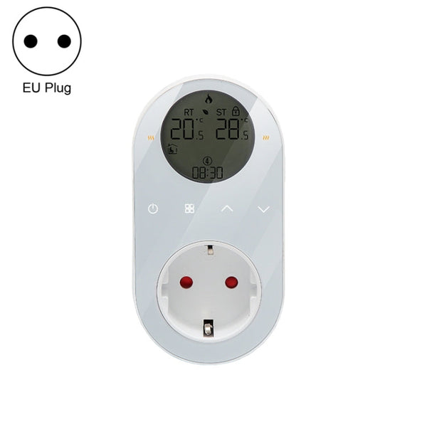 Plug-in LCD Thermostat, EU Plug, With WiFi, Without WiFi